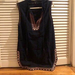 J. Crew Embroidered Swim Cover-Up